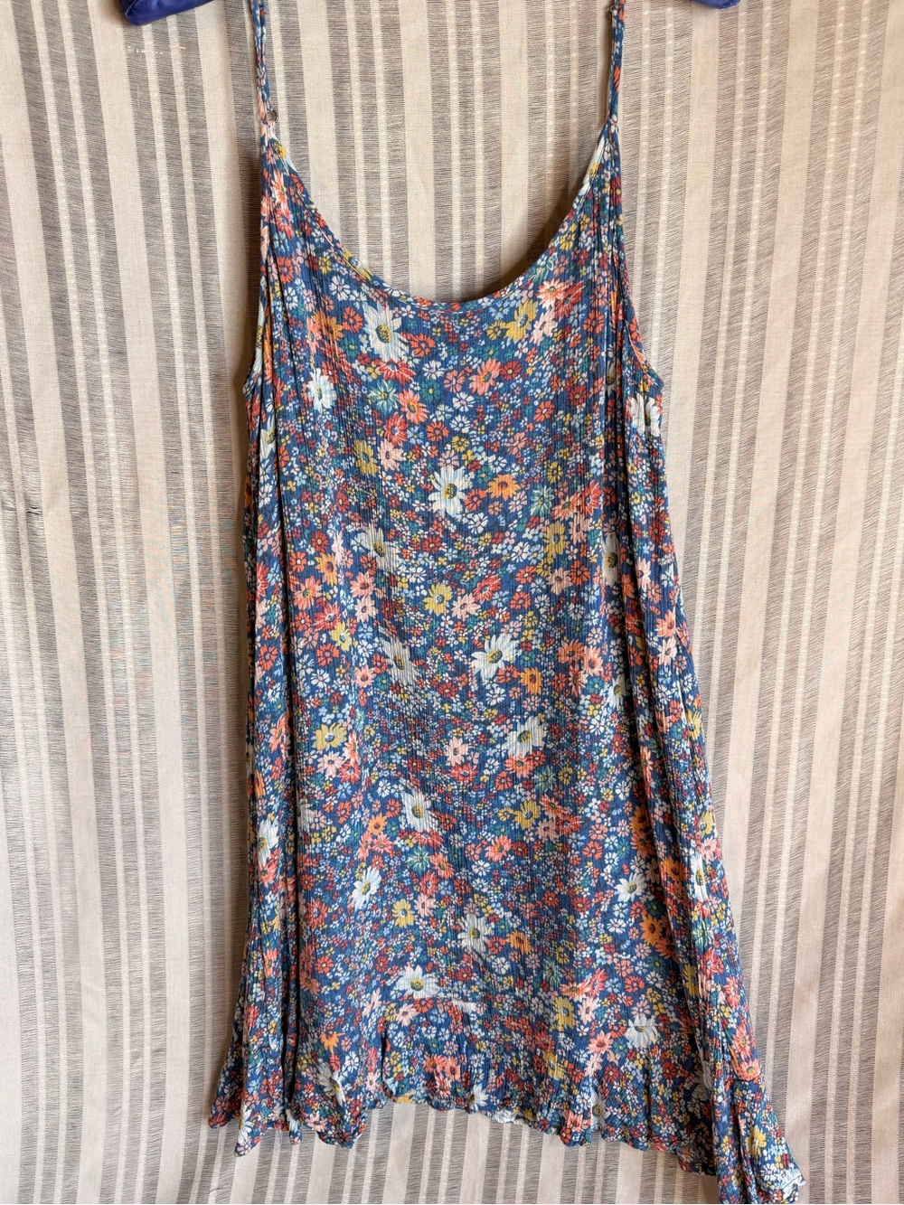 O'Neill Blue Floral Trim Sundress
